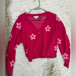 Floral cardigan. Size extra small.